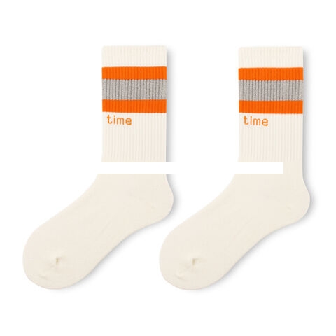 High Reflective Cycling Running Sports Socks Night Safety Compression Athletic Socks for Running Cycling Basketball Hiking Crew