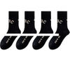 Unisex Cotton Cushion Plain White Black Grey Crew Training Athletic Custom Sports Socks