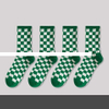 Modern Unisex Crew Sporty Cotton Socks Green Fashion Style for Men Women Knitted Sport Socks for Spring Summer Fast Shipping