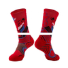 Wholesale High Quality Crew Embroidery Print Compression Socks Designer Soccer Sport Anti Slip Custom Football Grip Socks