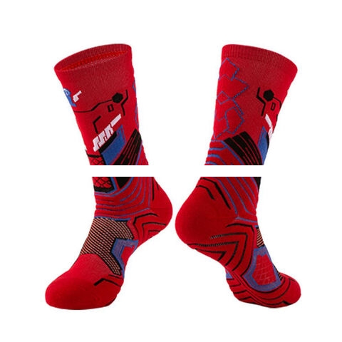Wholesale High Quality Crew Embroidery Print Compression Socks Designer Soccer Sport Anti Slip Custom Football Grip Socks