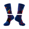 Wholesale High Quality Crew Embroidery Print Compression Socks Designer Soccer Sport Anti Slip Custom Football Grip Socks
