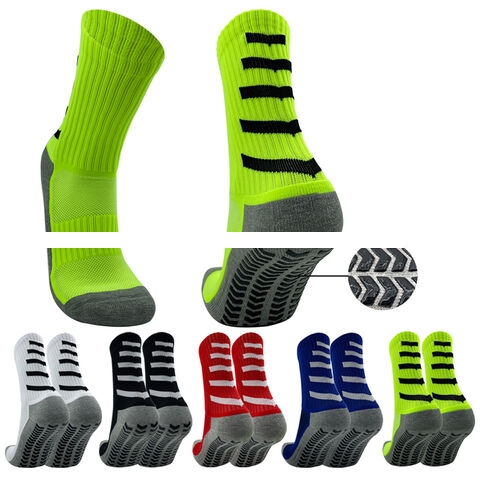 Youth Custom Made Football Crew Socks Casual Anti Slip Sport Letter Pattern with Printed Logo Knitted Sweat Feature Free Size