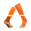 Sports socks Stretch long soccer socks knee high thickened non slip white sole