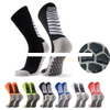 Factory Made Sporty Crew Socks Casual Anti Slip Logo High Elastic Breathable Football Socks Free Size for Everyone
