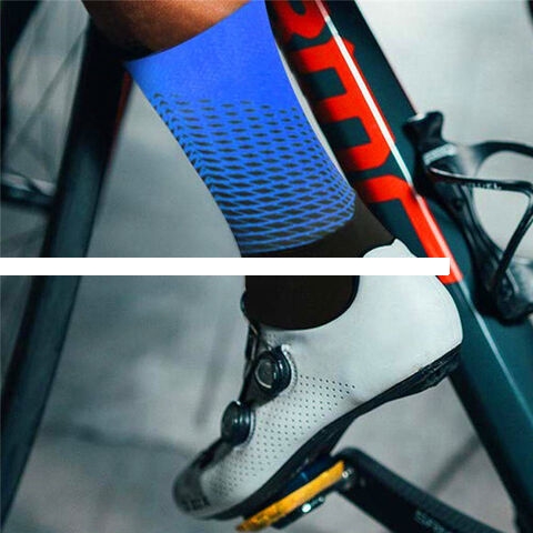 High Quality Quick Dry Wholesale Custom Cycling Socks Mountain Bicycle Sports Socks Compression Aero Cycling Socks