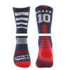 ODM Profession Breathable Custom Star Competition Socks Crew Football Socks Sports Socks For Men
