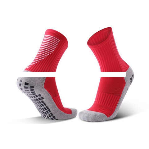 High Quality Anti Slip Football Grip Casual Daily Socks Youth Crew Size Breathable Supportive Soccer Socks with Sample