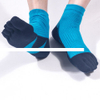 High Quality Custom crew spandex toe separator socks athletic women toe socks five toe finger socks