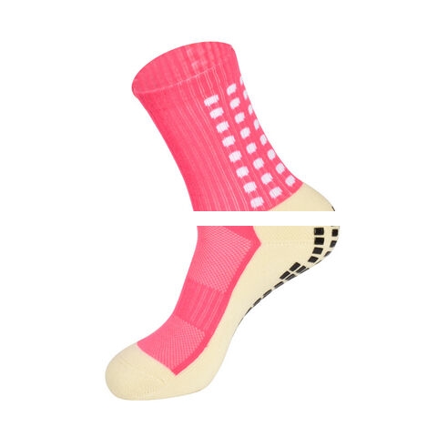 Wholesale Top Quanlity Crew Custom Colour Grip Socks Basketball Football Socks Sports Socks For Men