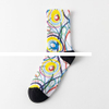 Wholesale Fashion Printed Socks D Printing High Elastic Cotton Sports Socks Hip Hop Skateboard Socks Mid Tube Socks