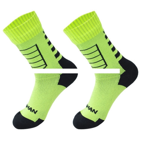 Men s Anti Odor Crew Compression Running Socks