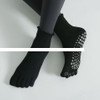 Source Factory five finger socks Lace yoga socks comfortable non slip custom grip logo Pilates women s socks