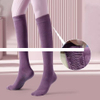 Purple Yoga pressure socks Non slip high elastic cotton Pilates socks cycling socks for women