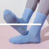 Hot sale Sweat absorbing and non slip fitness adhesive sports socks