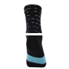 Custom Unisex Crew Embroidery And Jacquard Logo Design Recyclable Fabric Cycling Sports Socks For Women
