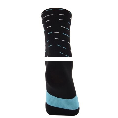 Custom Unisex Crew Embroidery And Jacquard Logo Design Recyclable Fabric Cycling Sports Socks For Women