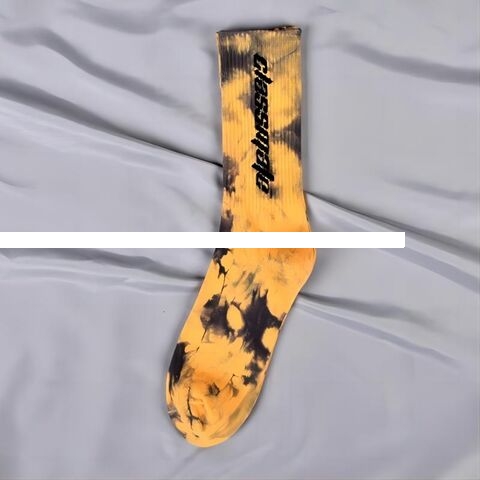 Wholesale Sports Socks Trend Men s Cotton Breathable Socks Tie Dye Men s Socks