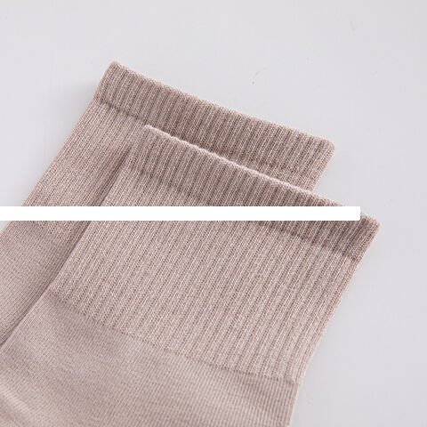 Men s mid length socks with mesh anti pilling and breathable solid color sweat wicking socks