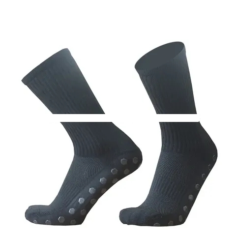 Cotton Spandex Custom Logo Crew Sport Socks Anti Slip Crew Ankle Children White Grip Socks Football