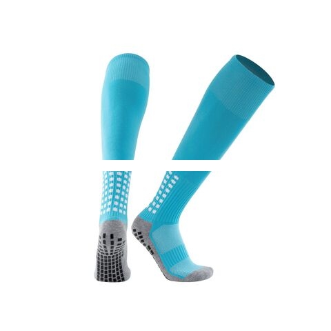 Quality soft football cycling sport compression long socks sweat absorbent athletic soccer men anti slip grip socks