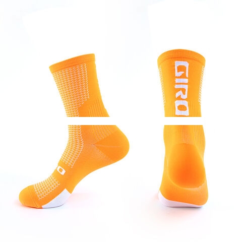 Novelty Quality Simplicity Style Quick Dry Custom Nylon Embroidery Logo Unisex Cycling Sports Socks