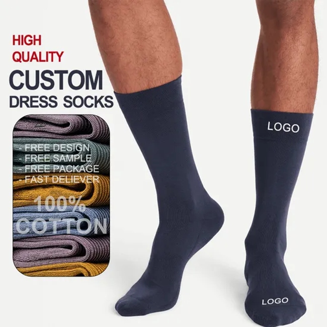 Premium Dress Socks for Men Women Moisture-Wicking Anti-Slip Design OEM Customization Socks