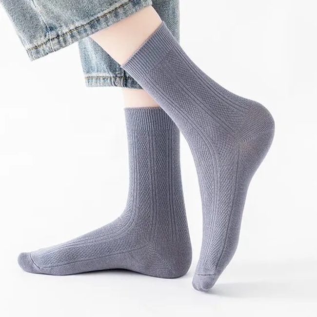Wholesale Women Bamboo Fiber Socks Quality Woman Soft Bamboo Cotton Dress Socks