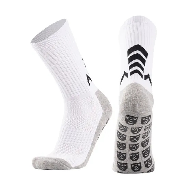 Amazon Foreign Trade Cross Border Adult MID Cap Adhesive Non Slip Football Socks and Sports Socks