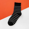 Autumn and Winter New Socks Women′s MID-Calf Socks College Style Cotton Striped Women′s Socks