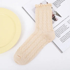 Socks Women′s Summer Thin MID-Calf Cotton Bottom Socks Sweat Absorbent Anti-Odor Breathable Ice Socks Anti-Crochet Wear-Resistant Anti-Slip Short Socks