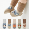 2025 New Animal Cute Wholesale Cartoon Children′s Socks Non-Slip Baby Breathable Kids Cute Fall Prevention Cotton Floor Socks