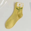 MID-Calf Socks Women Three-Dimensional Flower Ins Tide Hundred Japanese Sweet Outer Socks Sweet Cute Socks Wholesale