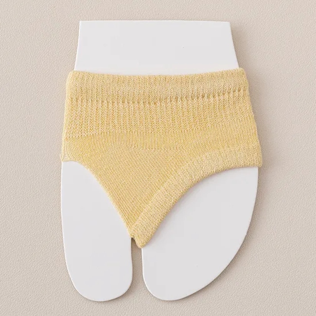Half Palm Socks Women′s Forefoot Non-Slip Invisible Thongs Slippers Split Toe Boat Socks Summer Thin Five Fingers Half Sock Sleeves Socks