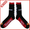 Wholesale Custom Combed Cotton Happy Crazy Stripe Business Dress Crew Men Socks