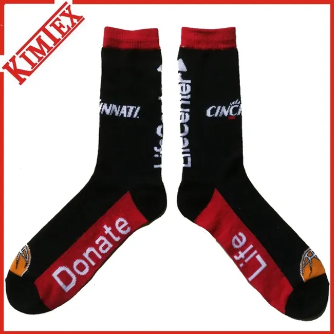 Wholesale Custom Combed Cotton Happy Crazy Stripe Business Dress Crew Men Socks