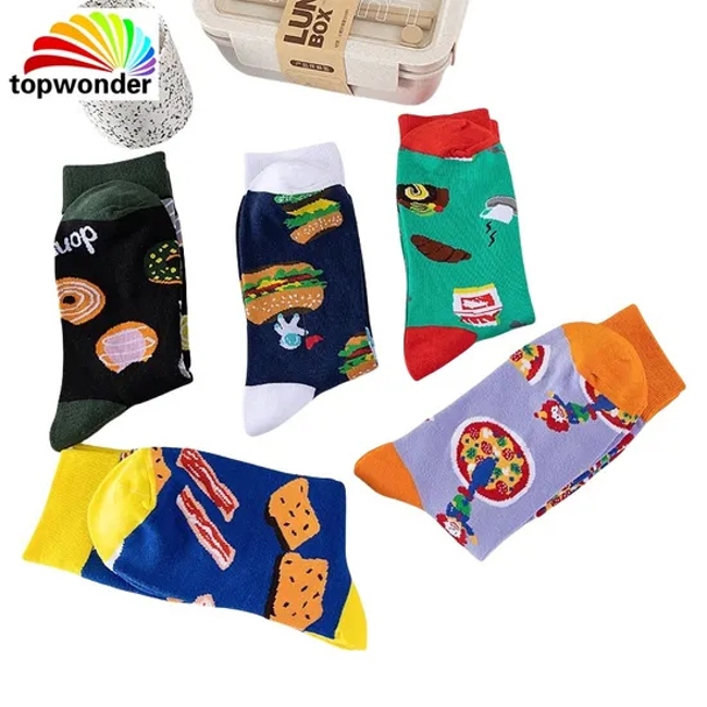 Customize All Sorts of Colorful Sock Knee High Sock Food Sock Crew Sock in Many Colors, Sizes and Material