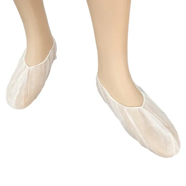 Hand Made Disposable Single Use SBPP Protective Spunbond Hygiene Breathable Polypropylene Non Woven PP Socks for Shoe Shop