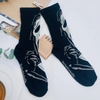 OEM Custom Colors Logo Packaging Business Classic Black Mens Gentleman Casual Bamboo Crew Toe Socks