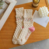 Custom Wholesale Floral Cute Fashionable Warm Socks
