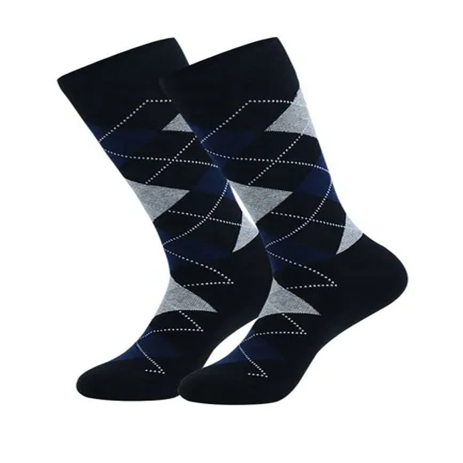 Best Quality Hot Sales Classic Argyle Patterned Business Women Dress Office Socks