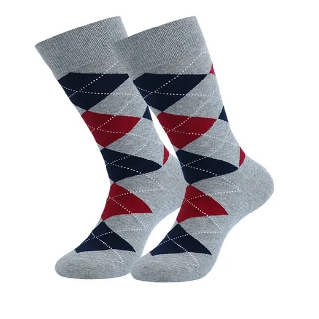 Best Quality Hot Sales Classic Argyle Patterned Business Women Dress Office Socks