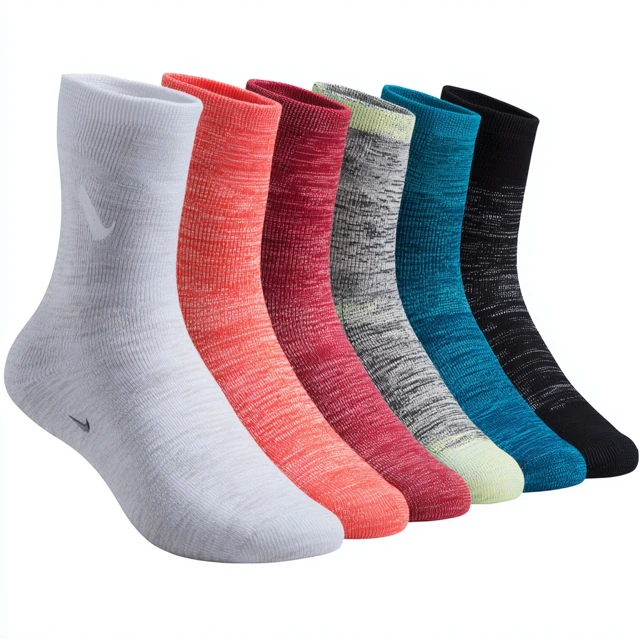 Wholesale Color Customization Sports Socks for Athletes Performance Running Socks for Training