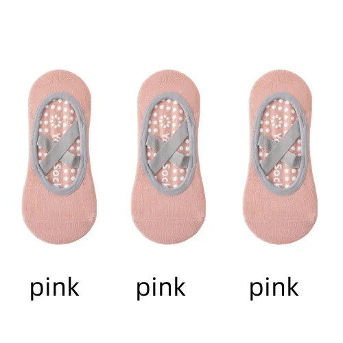 reseller Professional Women Yoga Sock Silicone Anti-slip Ballet Pilates Socks Women Backless Breathable Bandage Yoga Sport 