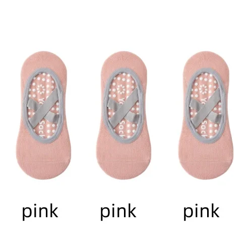 reseller Professional Women Yoga Sock Silicone Anti-slip Ballet Pilates Socks Women Backless Breathable Bandage Yoga Sport 