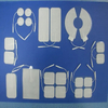 New Medical Square Shape Physiotherapy Equipment Massage Tens Electrode Pad