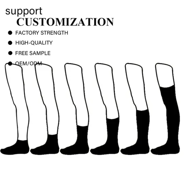 Wholesale Bulk Custom Logo Breathable Sweat-Wicking Socks Compression for Men Women