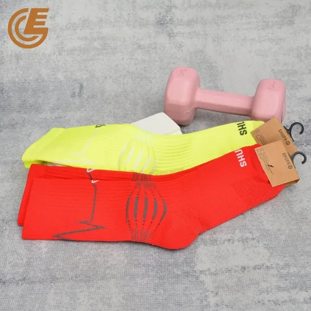 High Elastic Soft Sweat-Absorbent Sports Compression Thicken Soles Socks