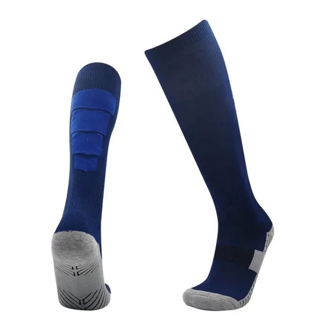 Sportswear Anti Slip Sport Socks Knee High Adult Grip Football Socks Compression