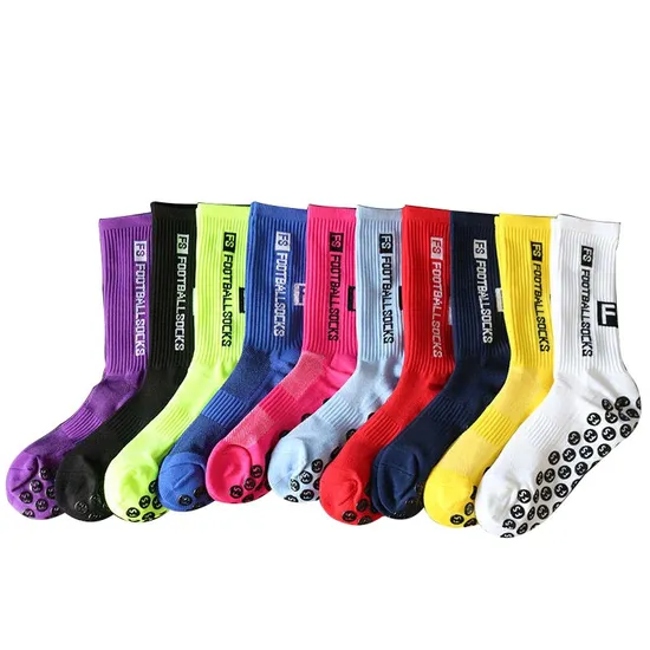 Unisex Non-Slip Cotton Round Socks Non-Slip Compression Football Sports Soccer Compression Socks Sports Socks